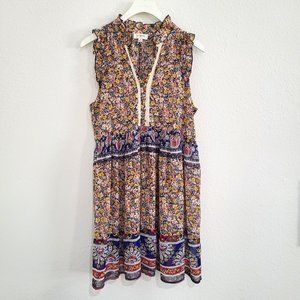Umgee Floral Print Dress SZ M